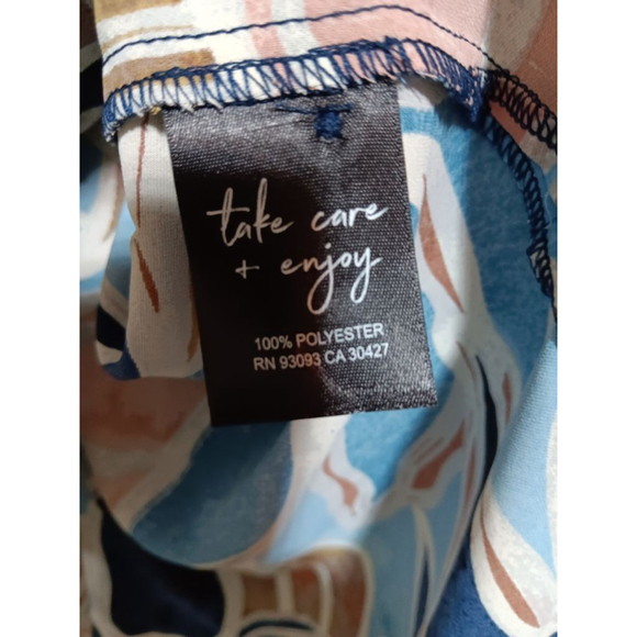 Nic + Zoe Sapphire Shades Shirt Button Up Print Bold Pinstripe Down Front & Cuff - Picture 12 of 12